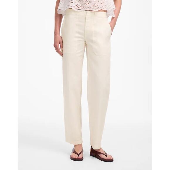 NWT Madewell Tapered-Leg Utility Pants Size 29 - Picture 1 of 8